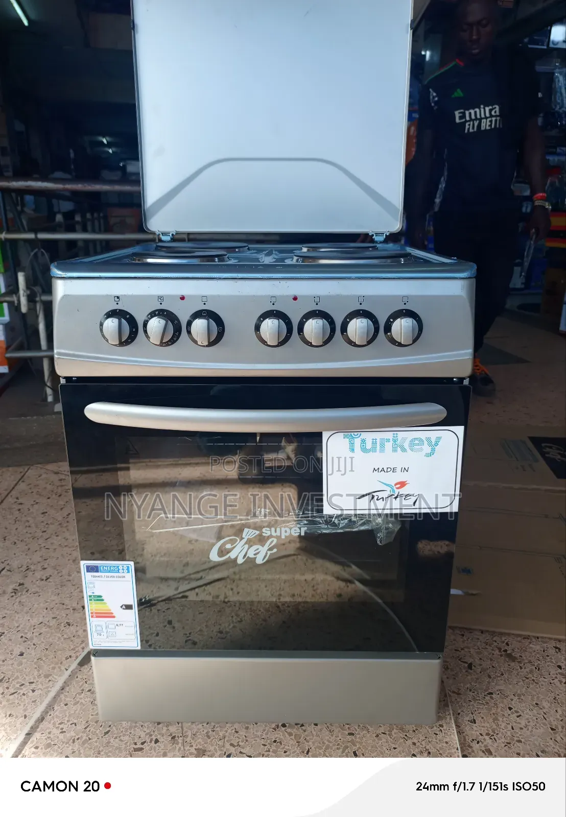 Electric Cooker and Burner 60by60 .