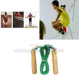 Durable Adjustable Speed Skipping Rope Wood Handle Exercise Fitness
