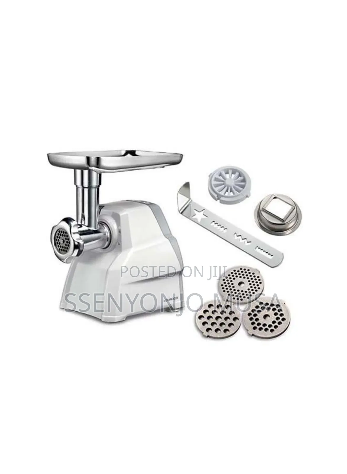 Kenwood Meat Grinder Mincer Mgp40 2100w –Sausage Kebbe Maker, Silver