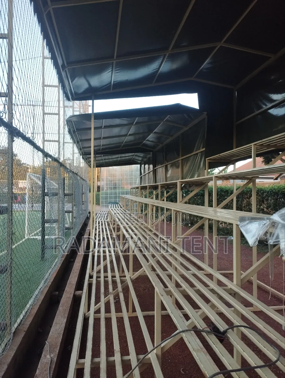 Mini Football Pitch Pavillion / Seats