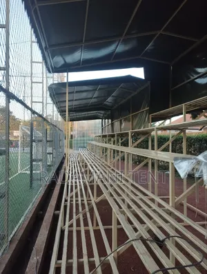 Mini Football Pitch Pavillion / Seats