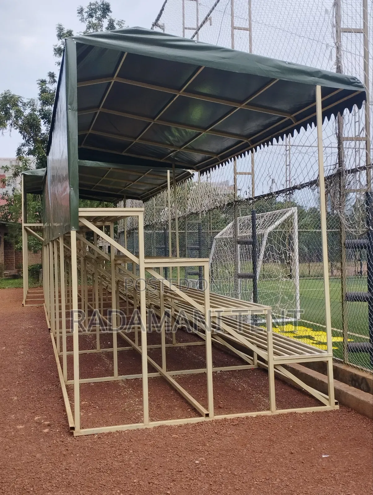 Mini Football Pitch Pavillion / Seats
