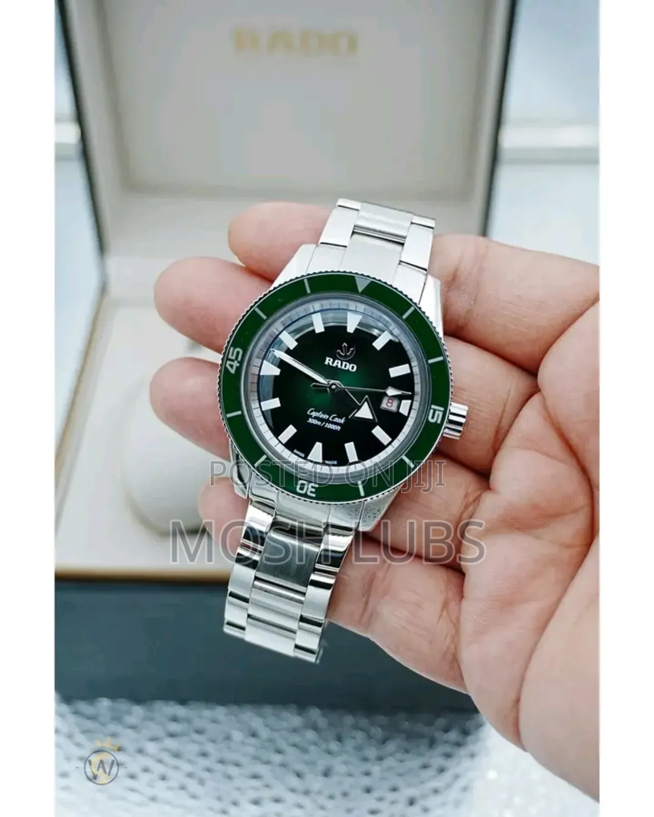 Captain Cook Rado Steel Watch