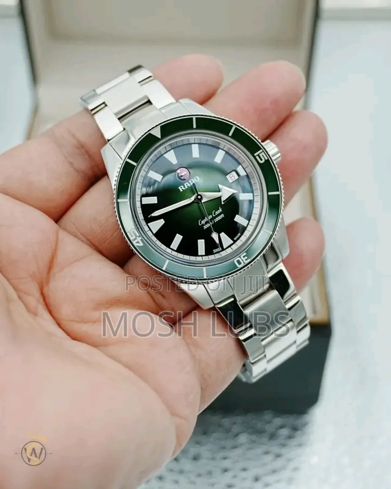Captain Cook Rado Steel Watch