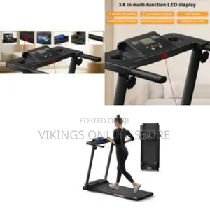 1-8km/H Folding Treadmill Portable Foldable Treadmill Fitness