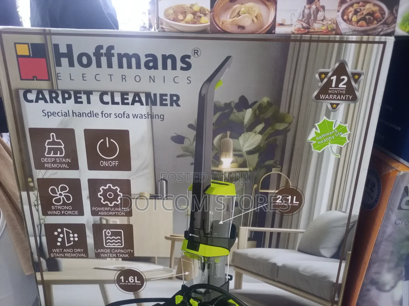 Hoffman 3-in-1 Heavy Duty Carpet and Vacuum Cleaner (Model Hm-8807).