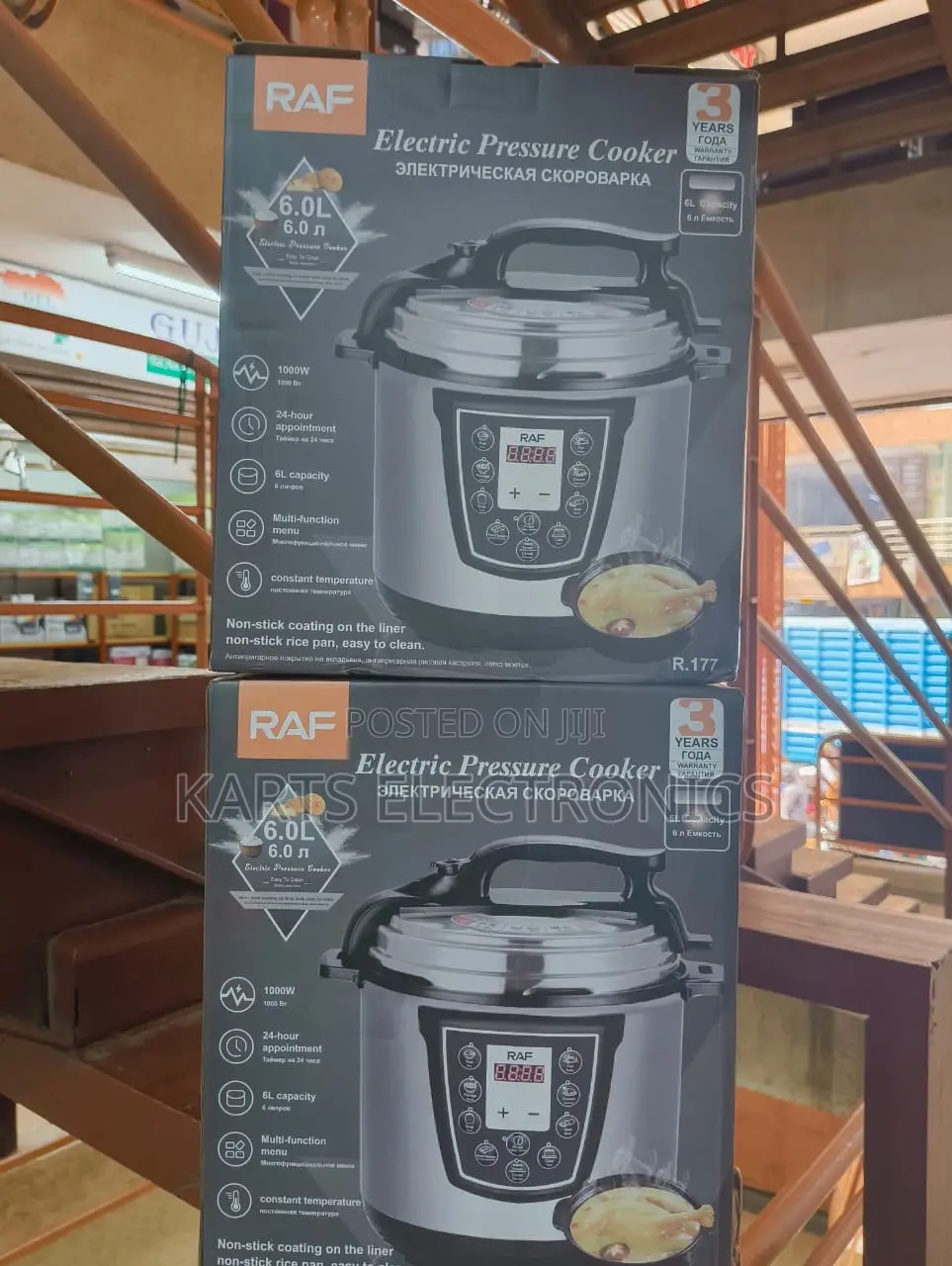 Raf 6 Litres Pressure Cooker