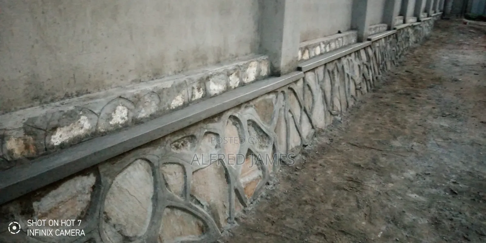 Stone Finishing for Fence