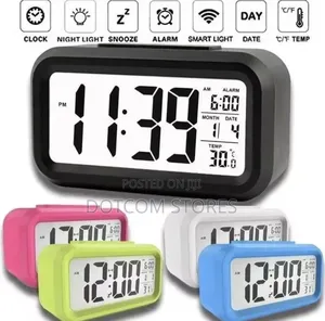 Multifunctional LCD Digital Alarm Clock,