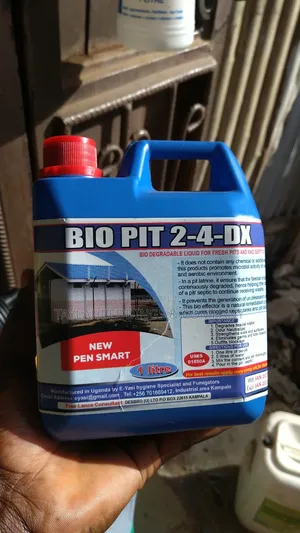 Bio Pit 2-4-Dx a Biodegradable Liquid for Fresh Pits and Septic Tanks.