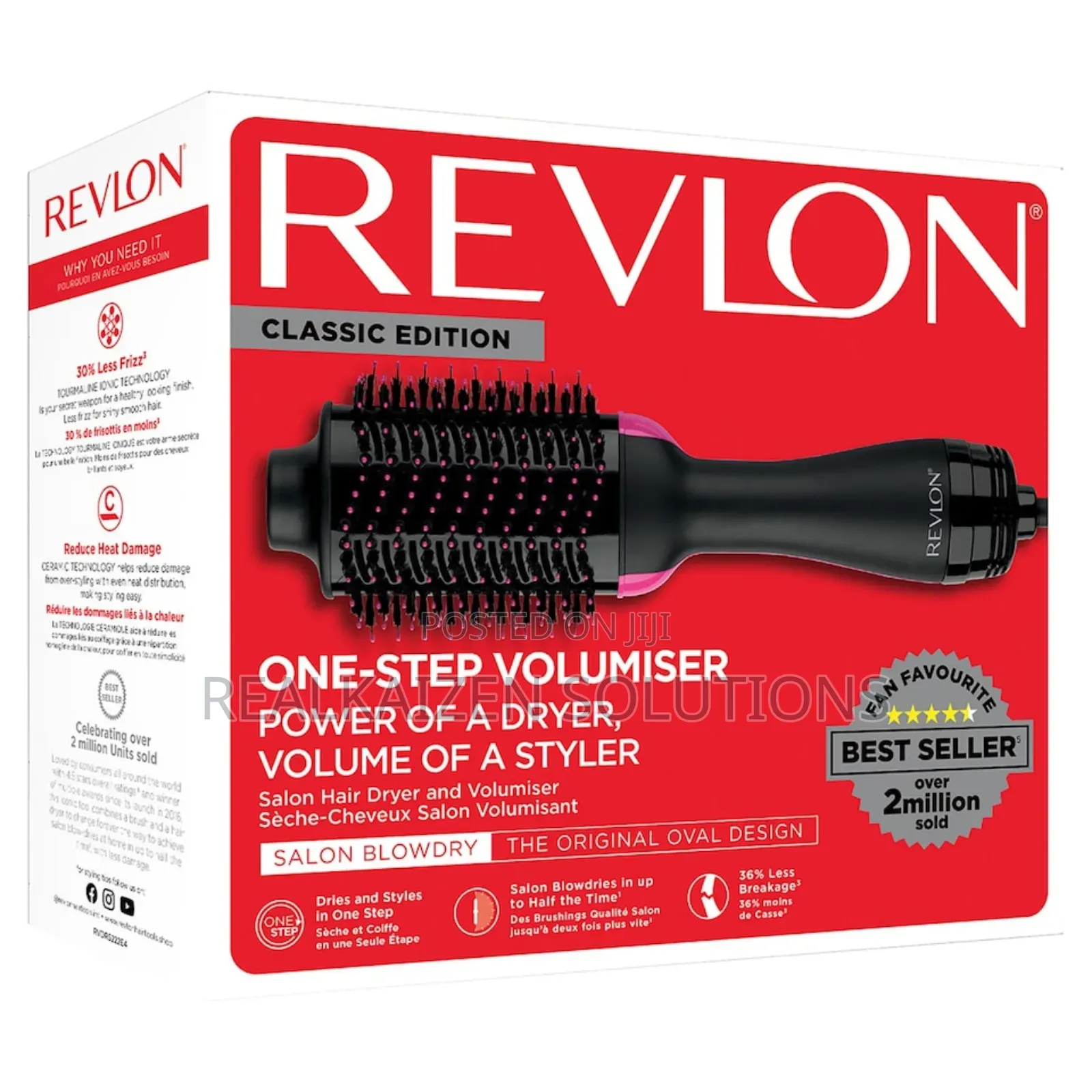 Uk Revlon Salon One-Step Hair Dryer and Volumiser Hot Air Brush