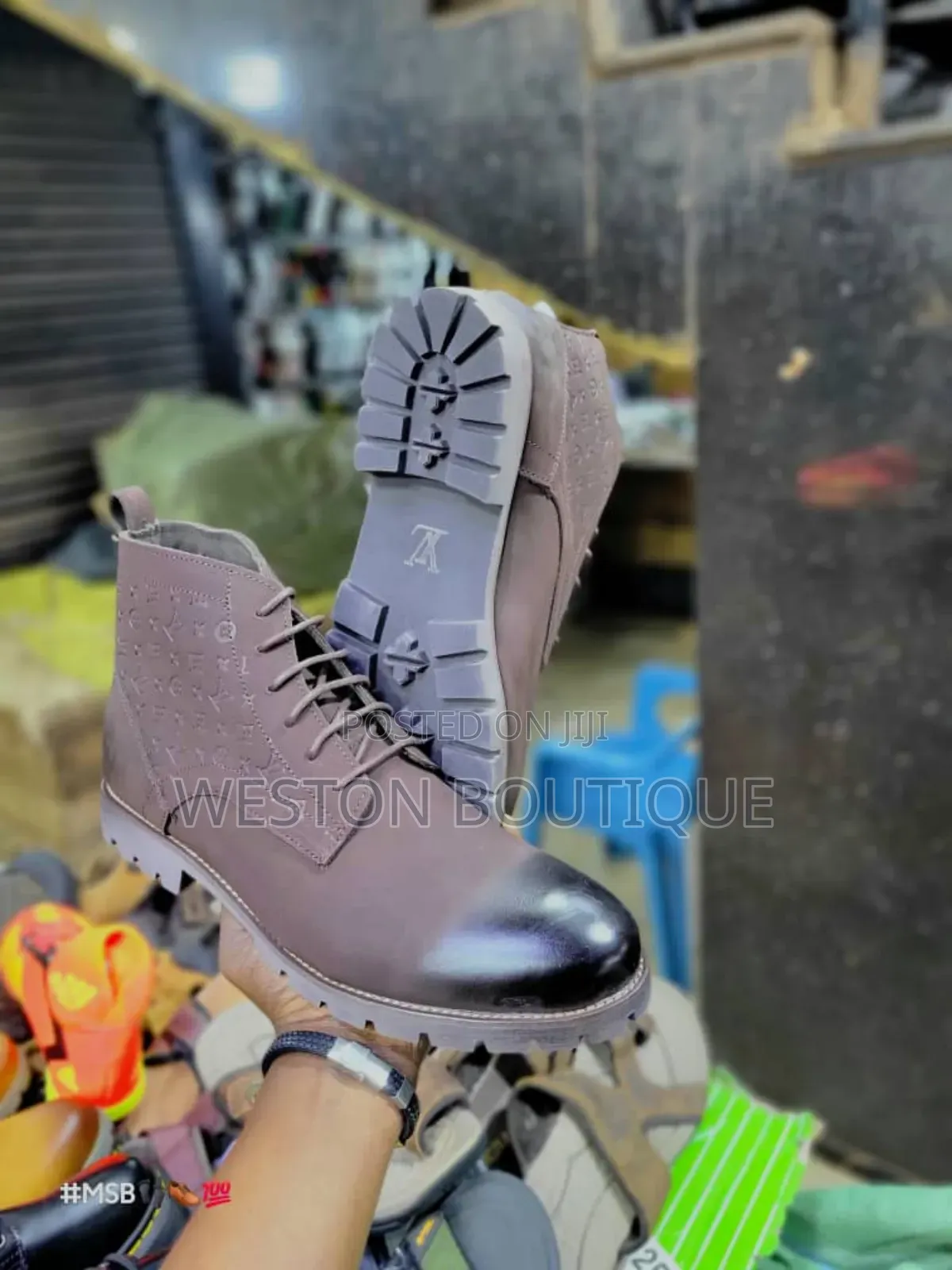 Men's Leather Oxford Timberland Boots