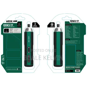 Green Lion Gsd-17 (17-in-1) Cordless Electric Screwdriver Kit