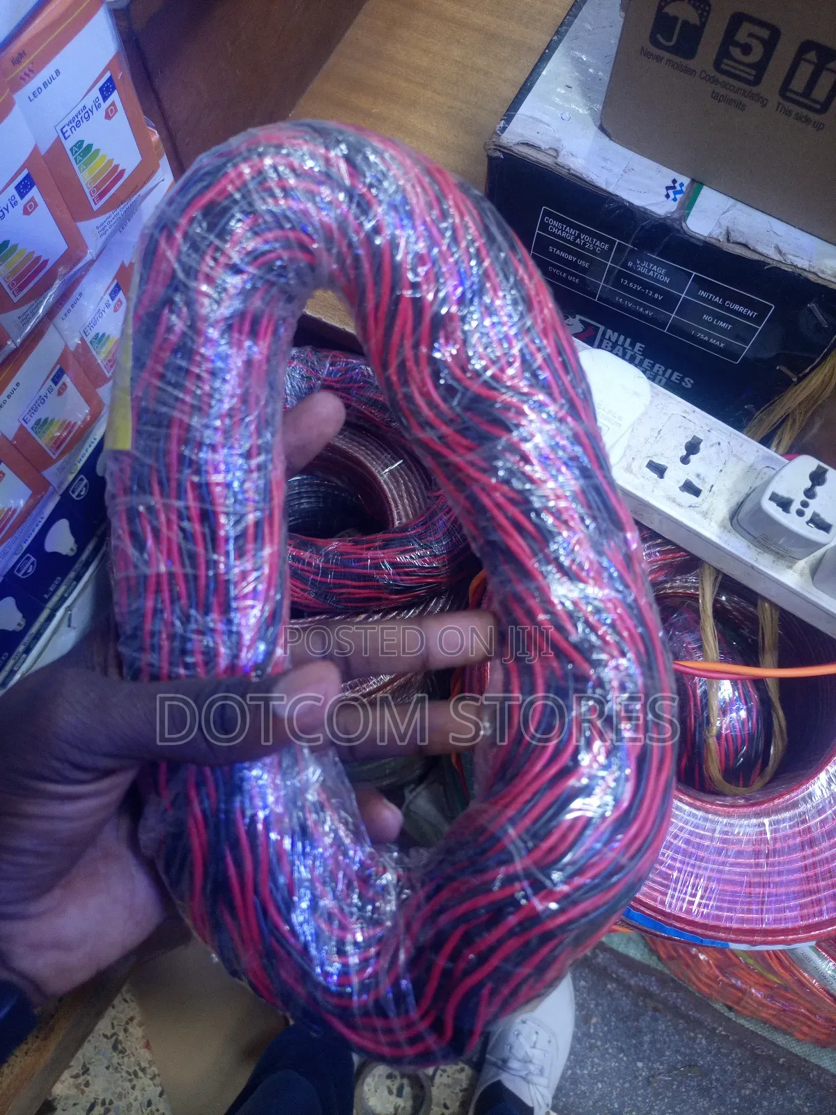 Roll of Flexible Twin Copper Electrical Wire,