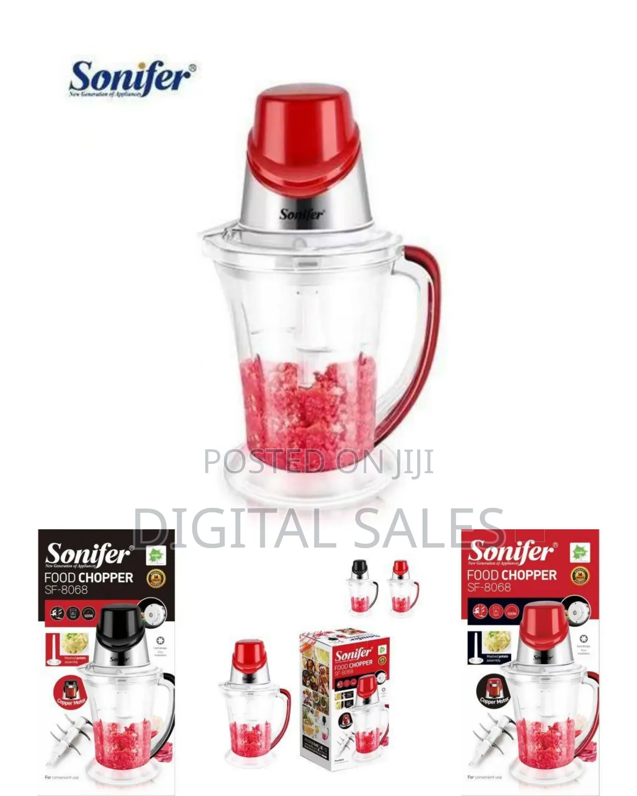 Sonifer Sonifer Sf-8068 Electric Food Chopper / Mincer