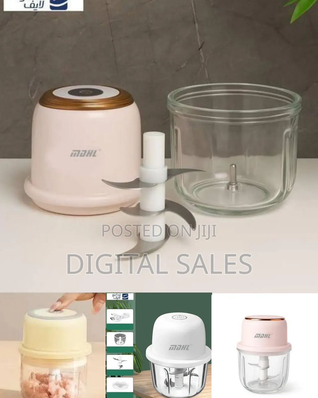Compact Electric Mini Food Chopper and Processor