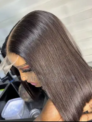 2*6 Bob Wig 12 Inches Human Hair Black