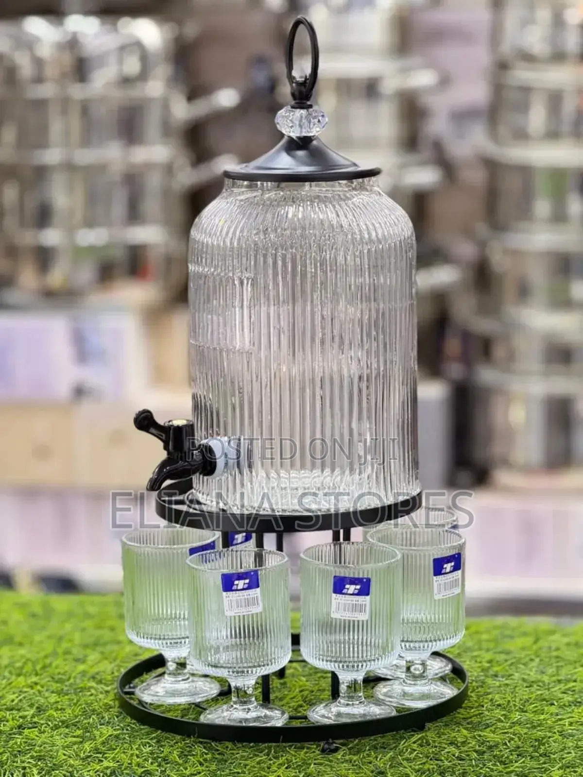Classic Glass Dispenser Set 6l
