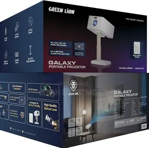 Green Lion Galaxy Portable Projector, Projector With Speaker
