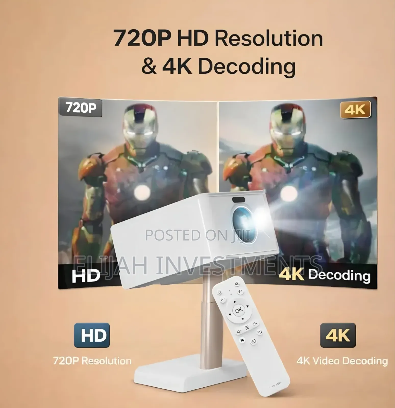 Green Lion Galaxy Portable Projector, Projector With Speaker