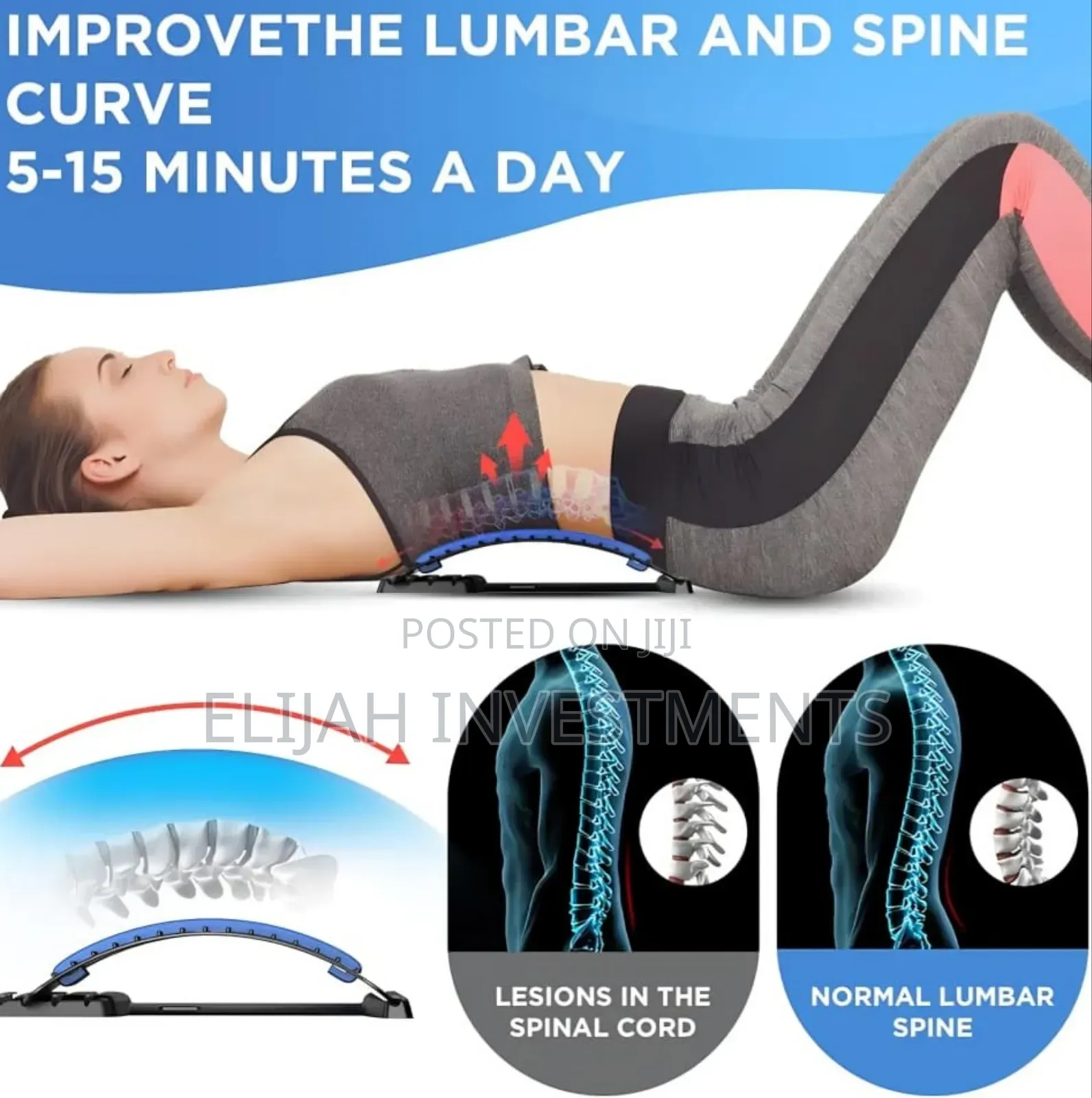 Multi-level Lumbar Support Back Stretcher