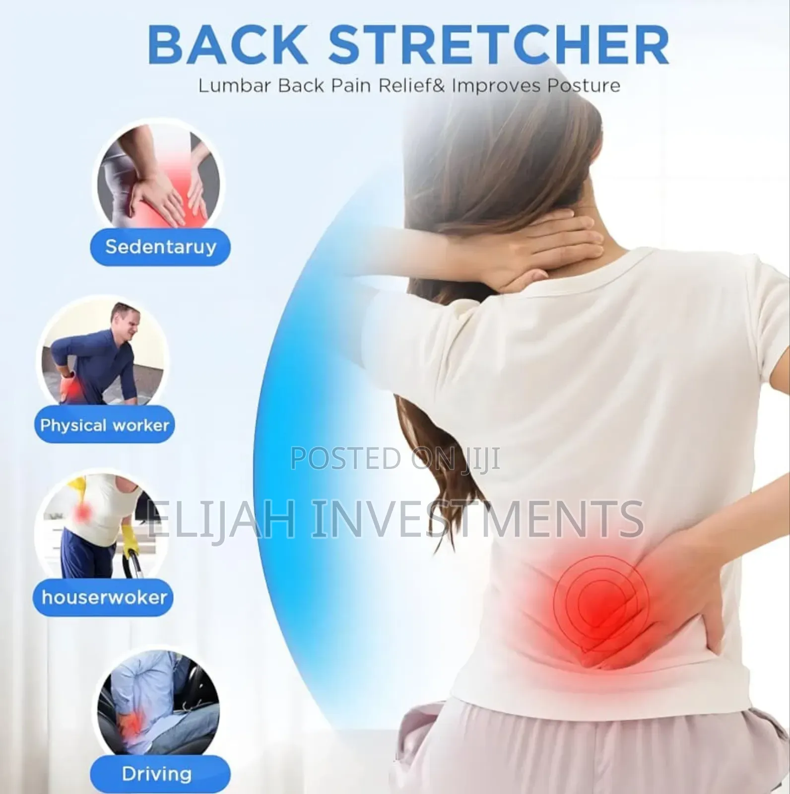 Multi-level Lumbar Support Back Stretcher