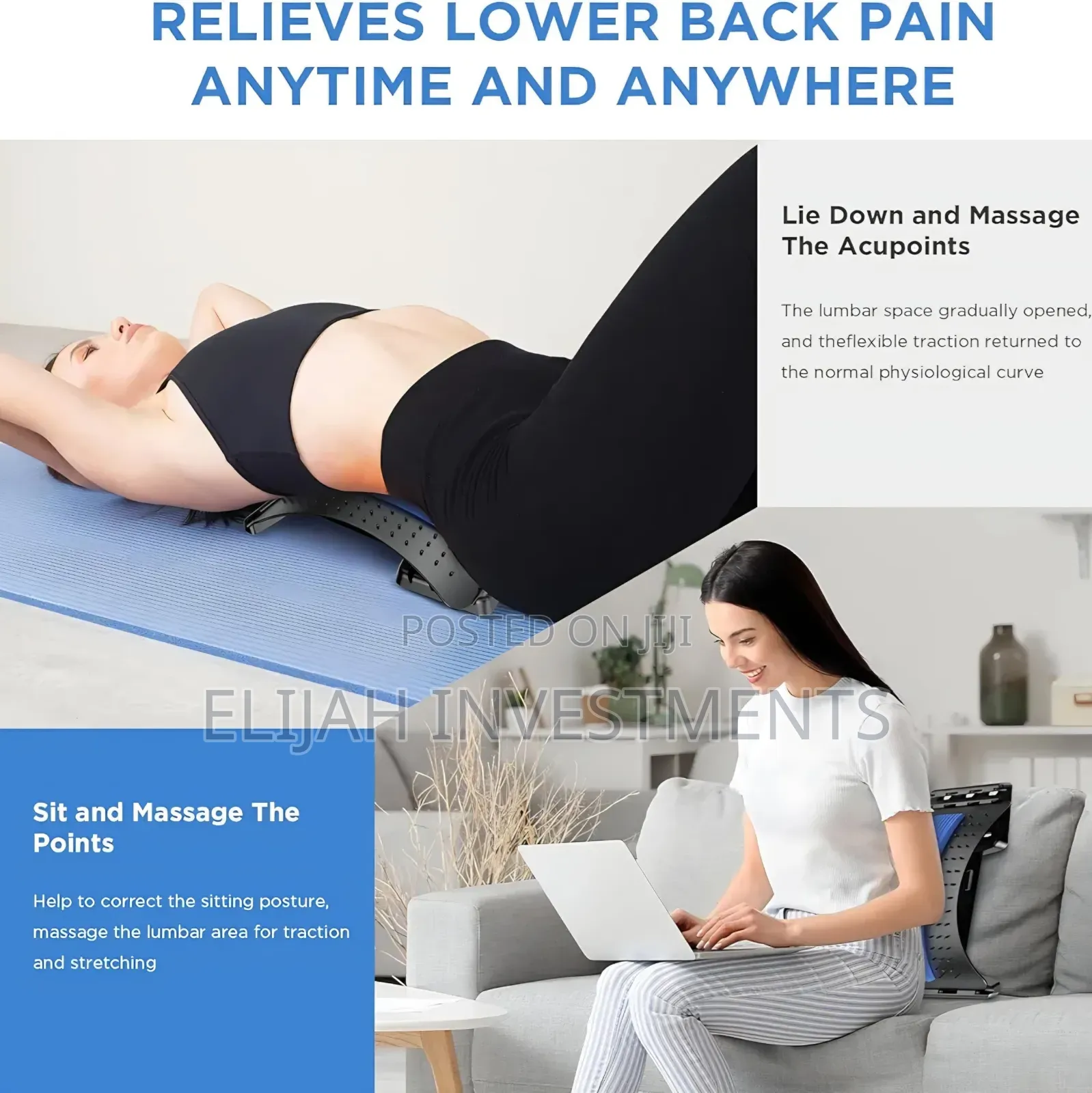 Multi-level Lumbar Support Back Stretcher