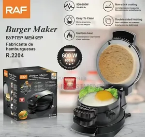Raf Mini Burger Press Maker With Egg Cooker Ring