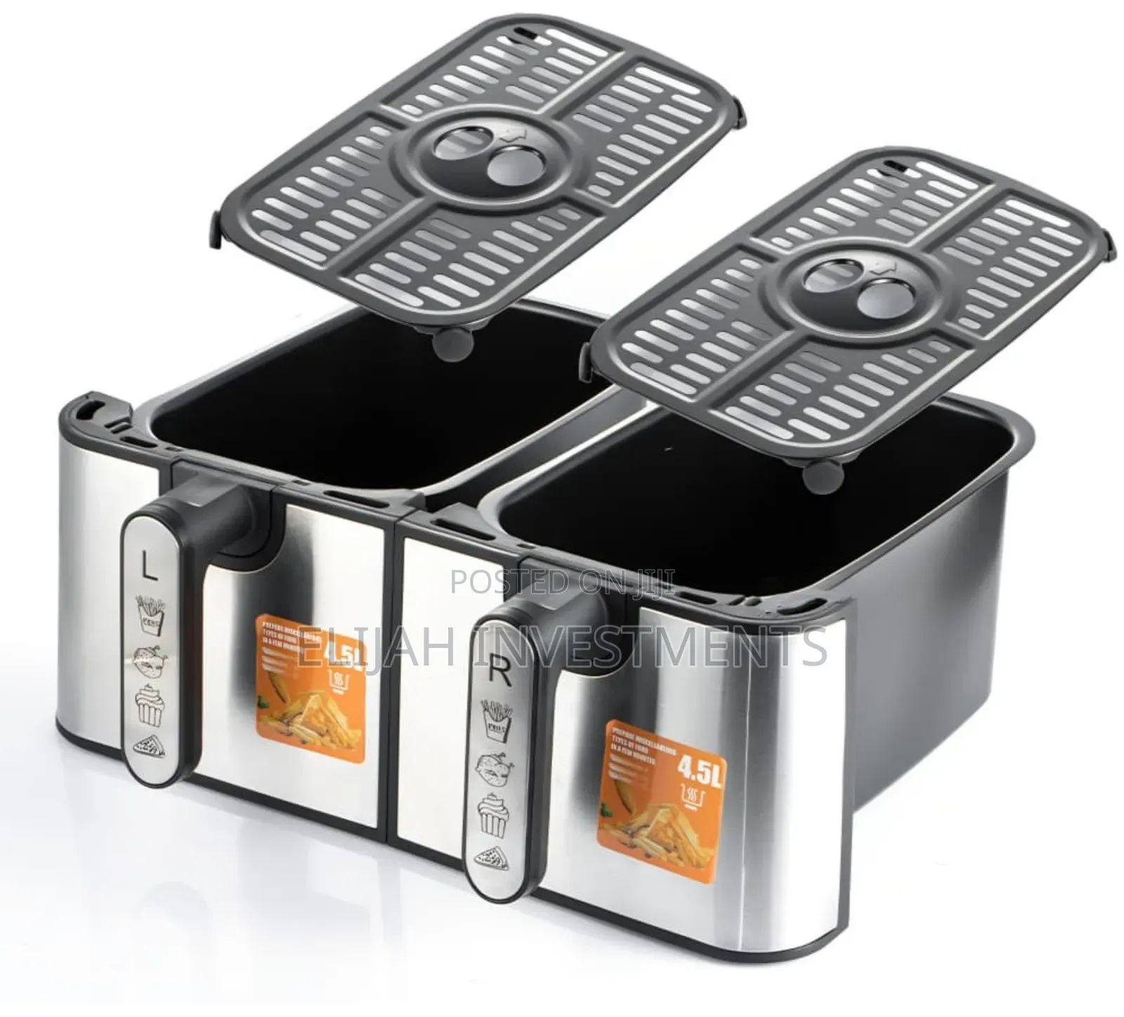 Raf 9l Double Basket Digital Air Fryer (Model R.5382).