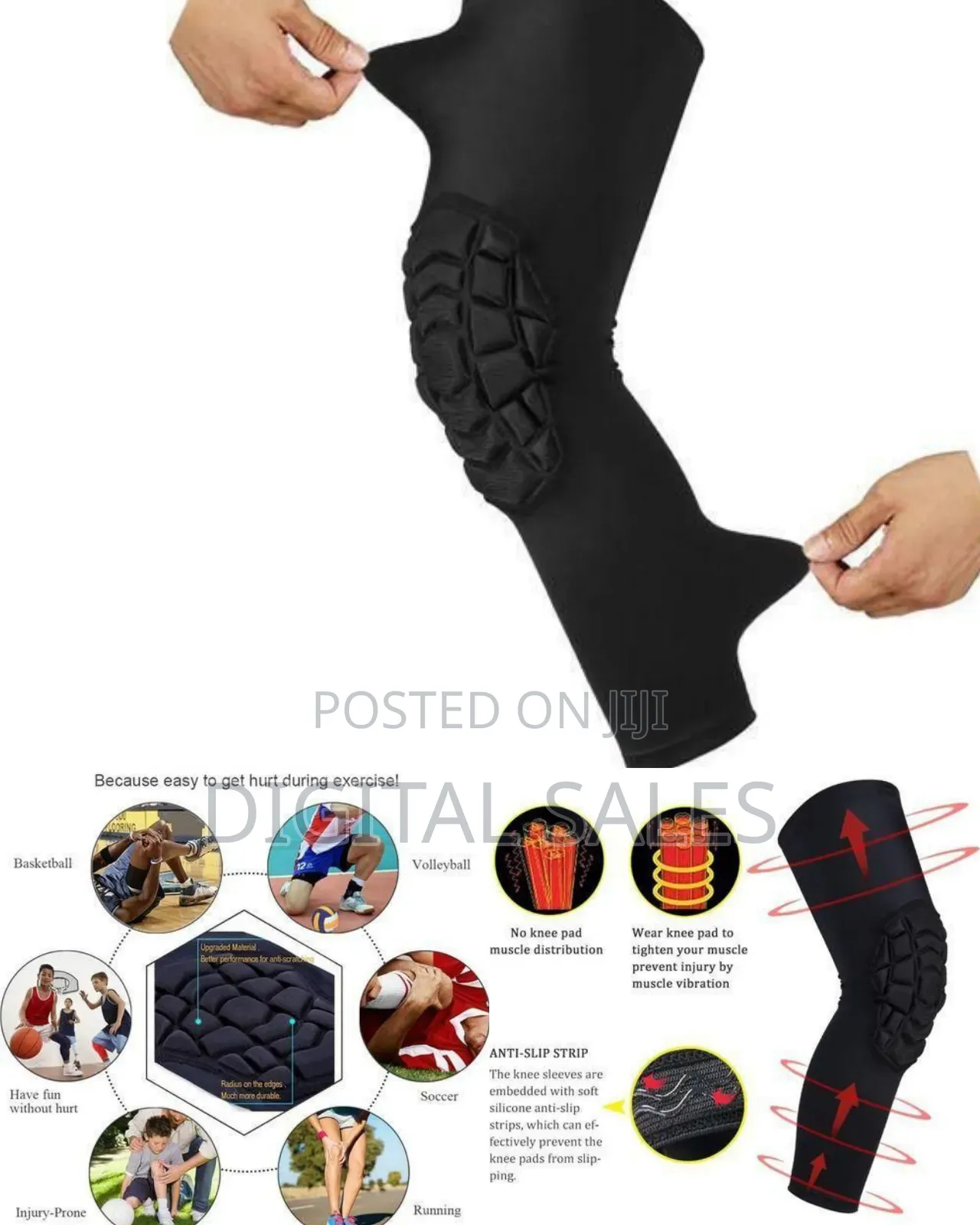 Professional Padded Compression Leg Sleeve