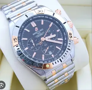 Men's Business Watche Rose Gold Silver