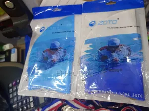 Zoto Brand Silicone Swim Caps.