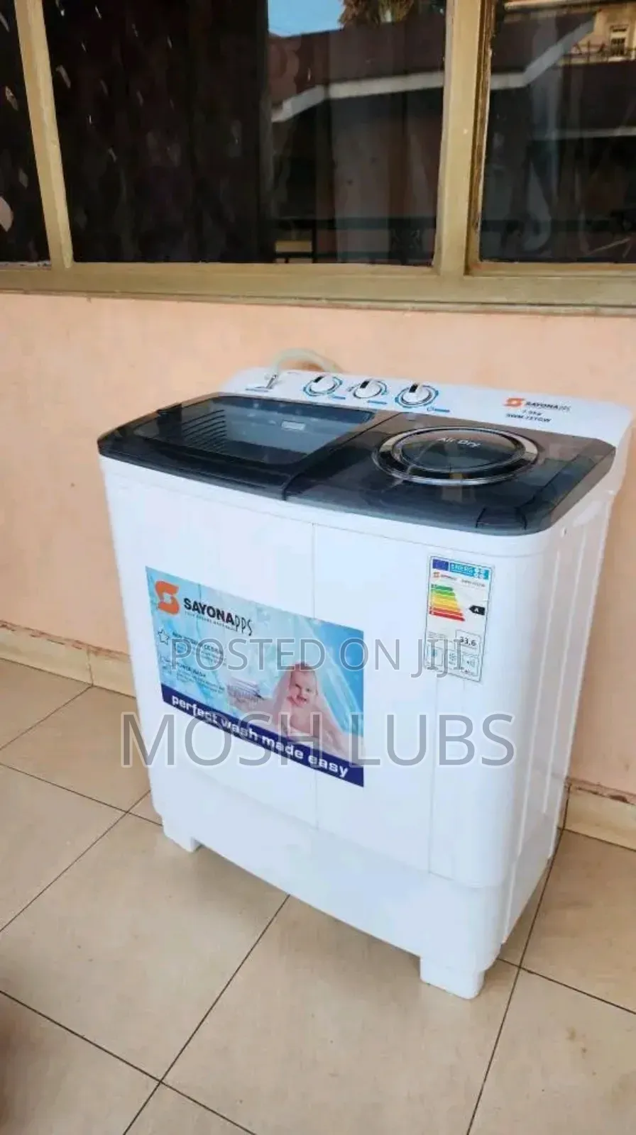 Sayonapps 7.5kgs Washing Machine