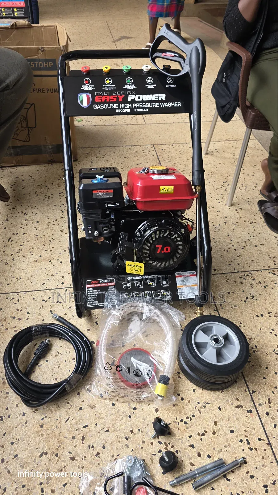 High Pressure Washer(Easy Power) With 5 Nozzles