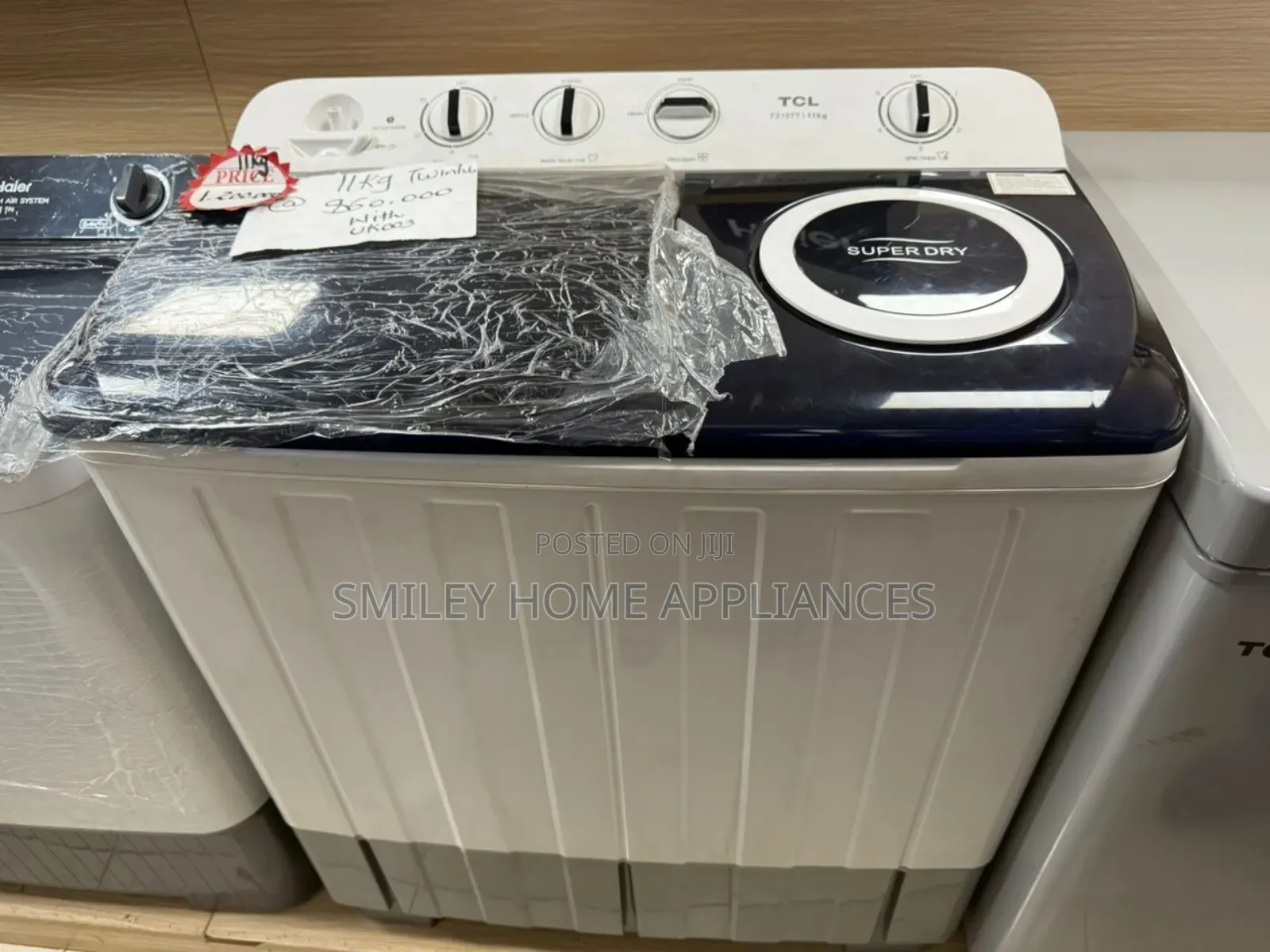 TCL 10kgs Twintub Washing Machine 2 Year Verified Warranty Period