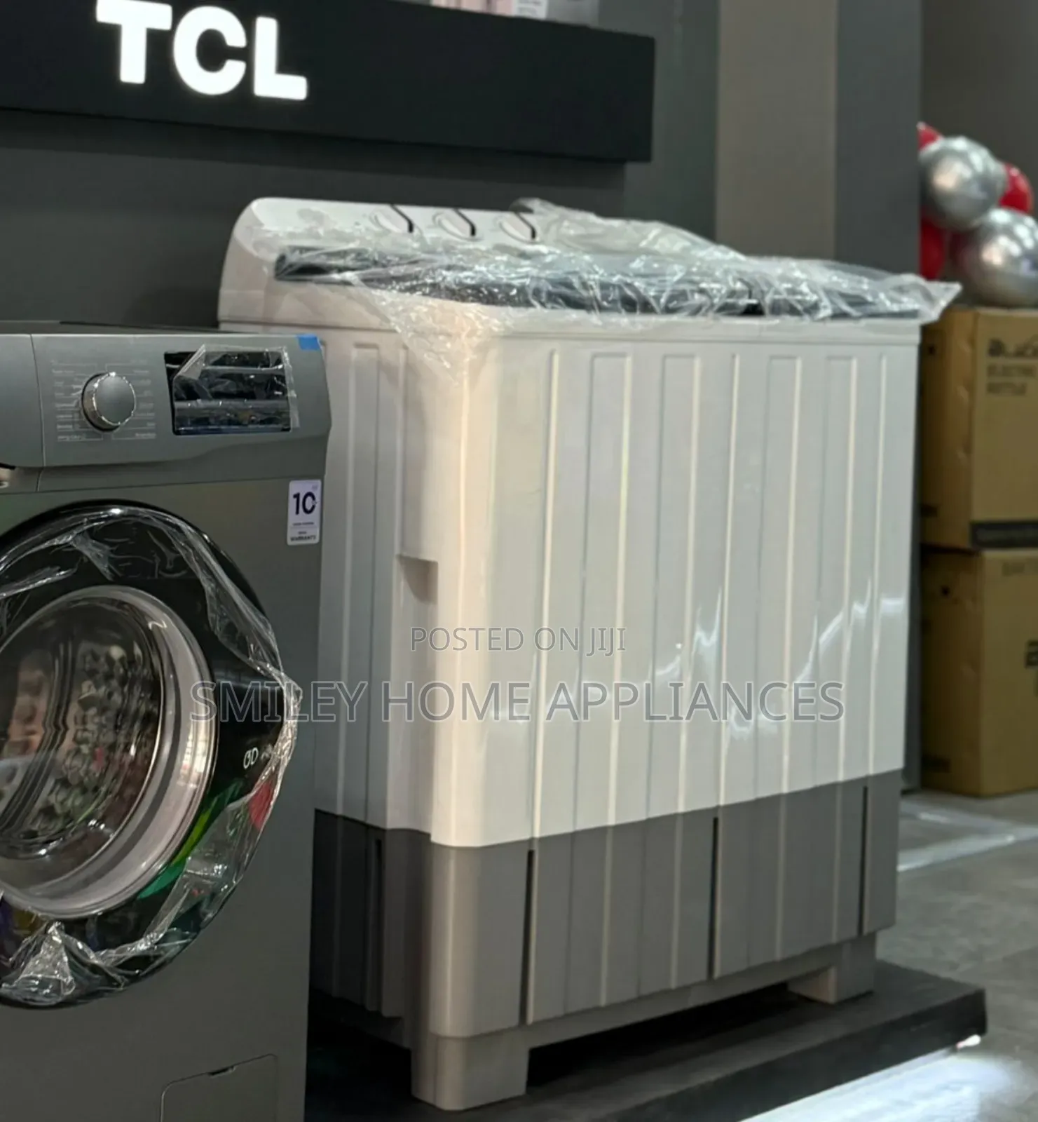 TCL 10kgs Twintub Washing Machine 2 Year Verified Warranty Period