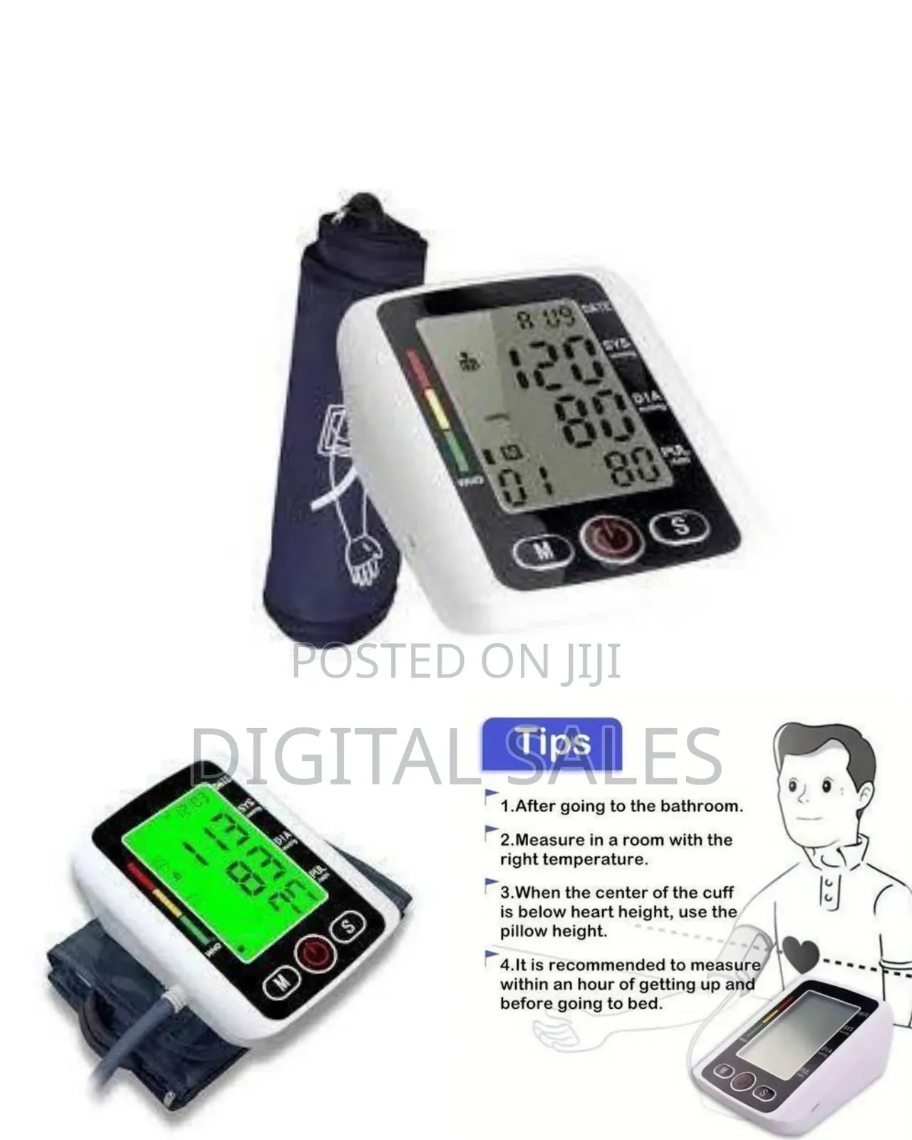 Professional Digital Upper Arm Blood Pressure Monitor