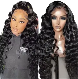 13*4 Styled Body Wig 30 Inch Black Human Hair Wig