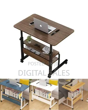 Adjustable Mobile Laptop Desk / Bedside Table