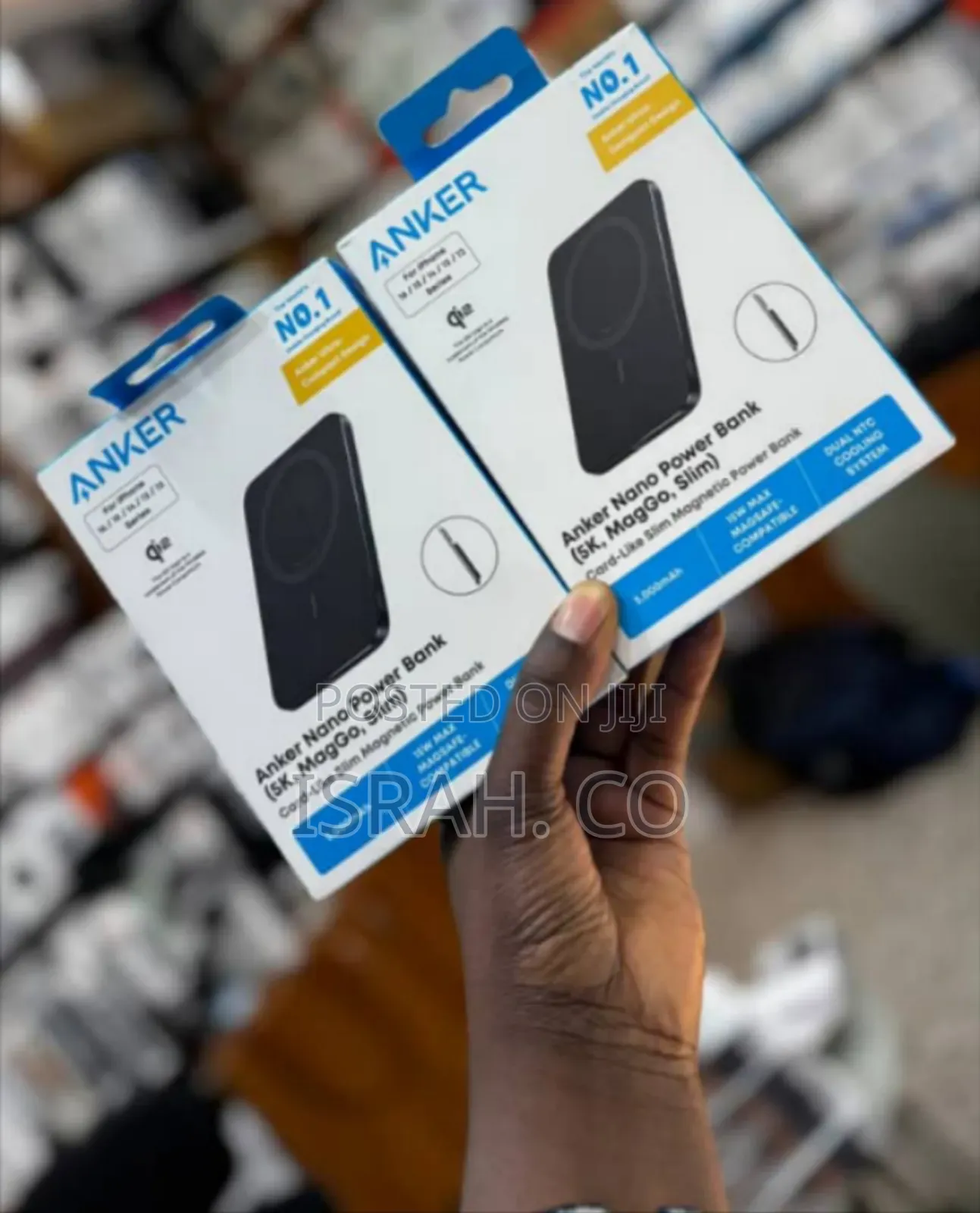 Anker Nano Power Bank, Ultra-Slim 5,000mah Magnetic Wireless