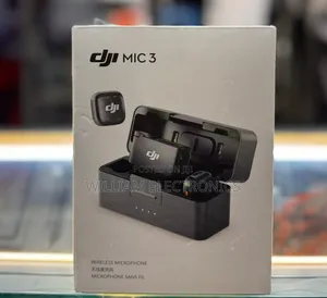 Dji Mic 3 Wireless Lavalier Microphone Kit With Charging Case