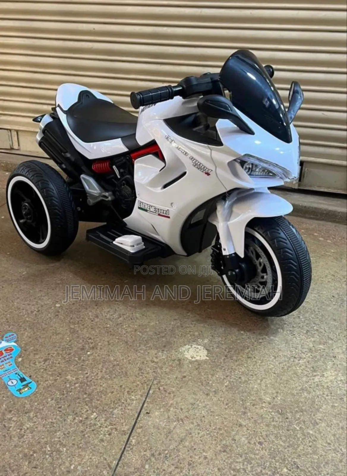 Electric Kids Bike With 3 Wheels