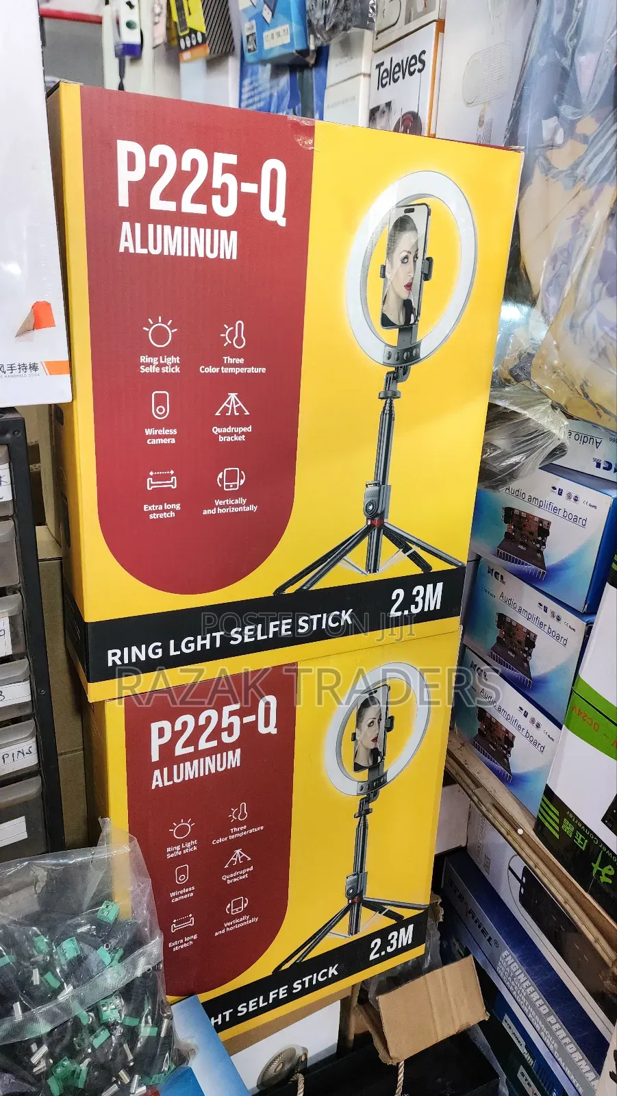 10 Inch Ring Light With Tripod Stand Phone Holder, Selfie Ringlight