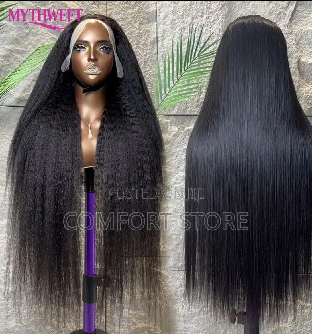 13*4 Yk Straight 28 Inches Human Hair Black