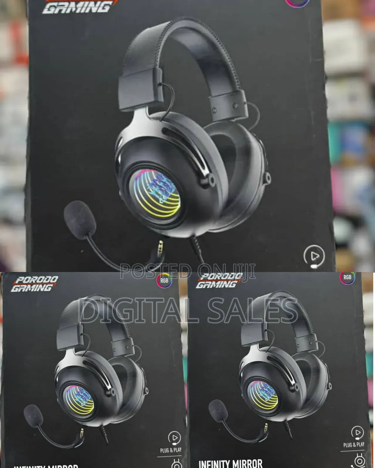 Porodo Gaming Infinity Mirror RGB Gaming Headset