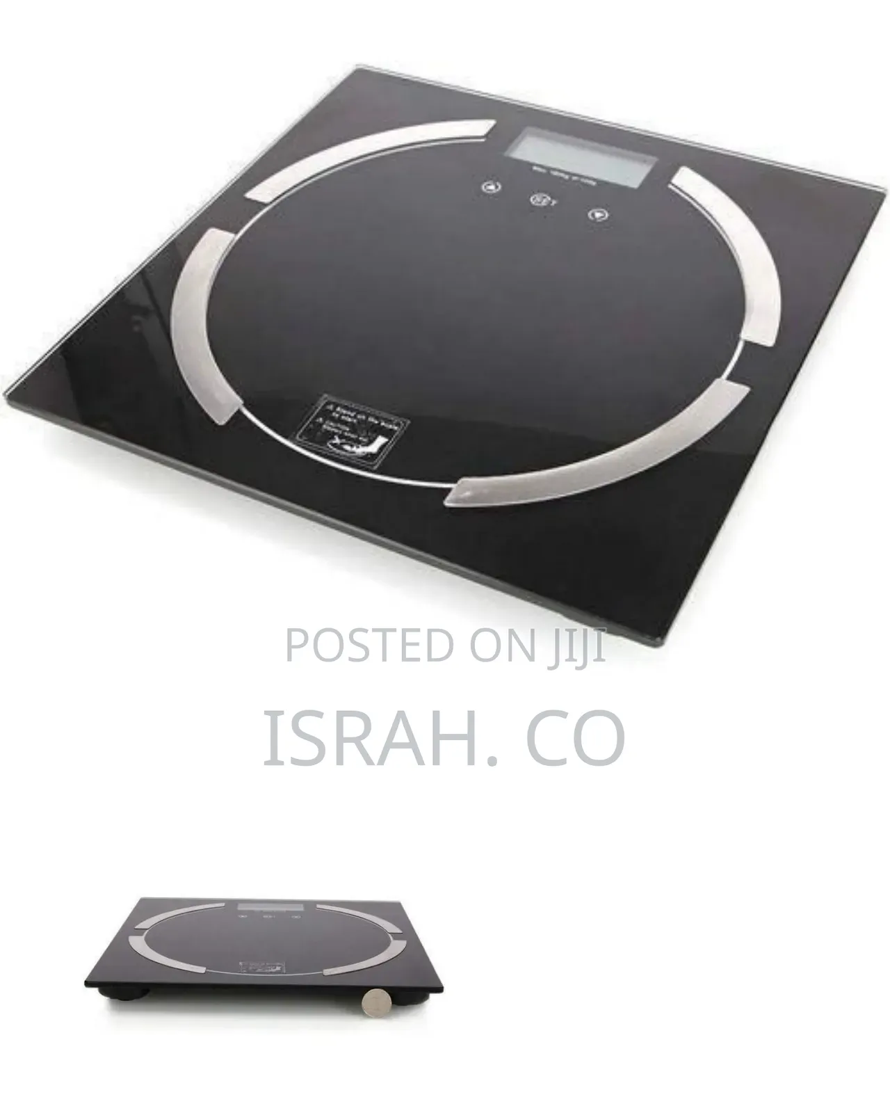 Digital Bathroom Scale With Body Fat Analyzer - Multicolor