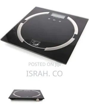 Digital Bathroom Scale With Body Fat Analyzer - Multicolor