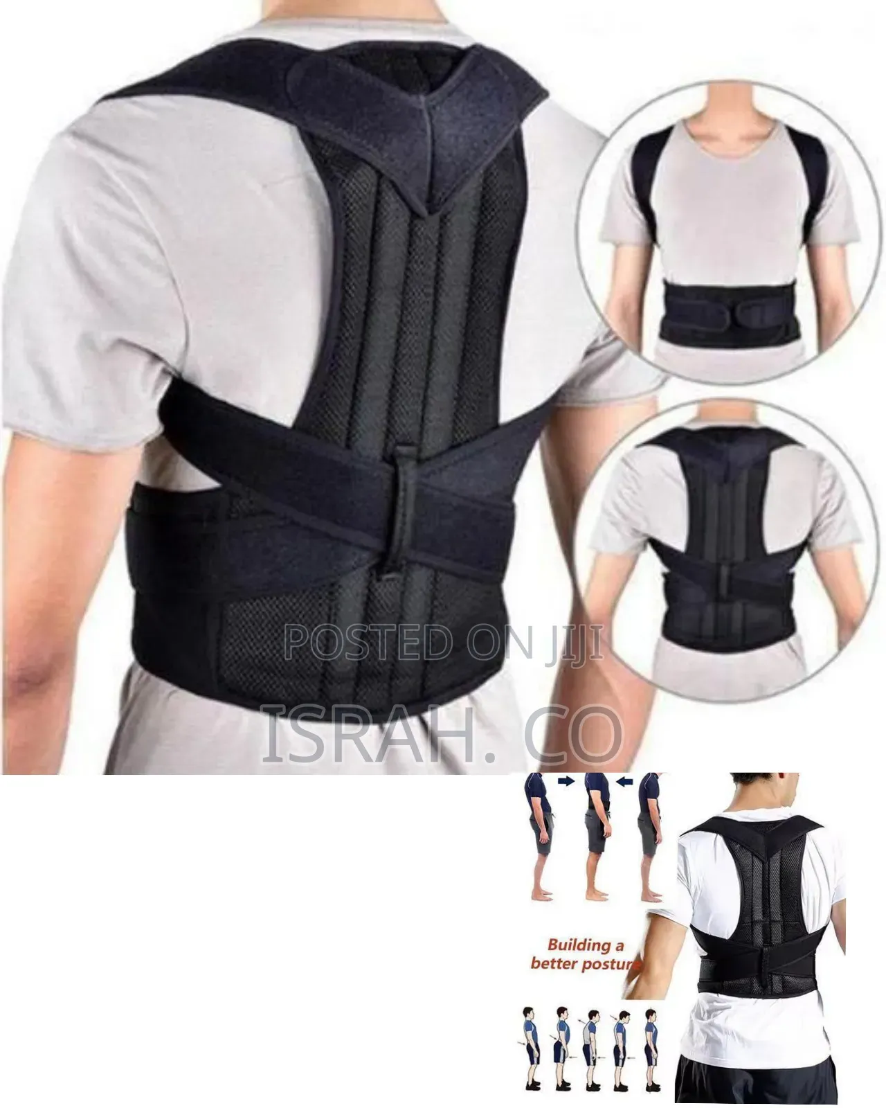 Adjustable Back Posture Corrector - Multicolor