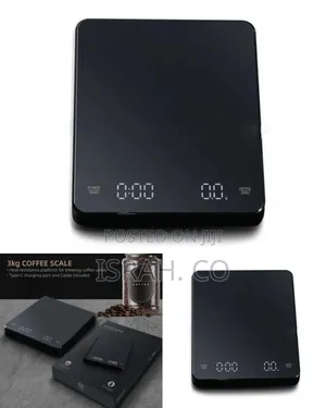 Precision Digital Coffee Scale With Integrated Timer - Multicolor