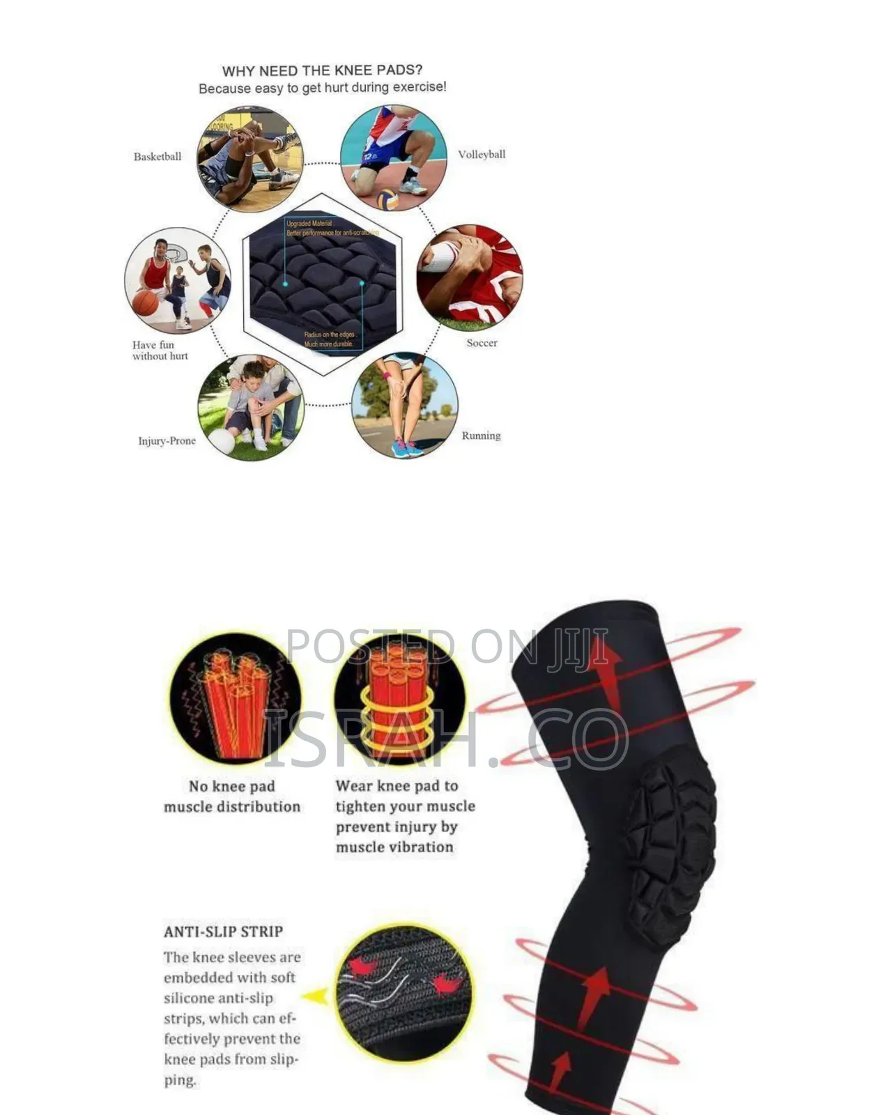 Professional Padded Compression Leg Sleeve for Sports and Impact